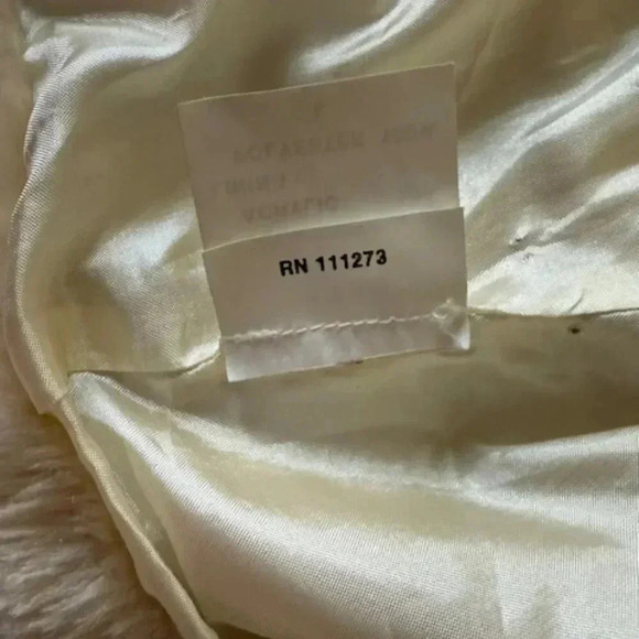 vintage versace jeans couture faux fur vest - Picture 3 of 7